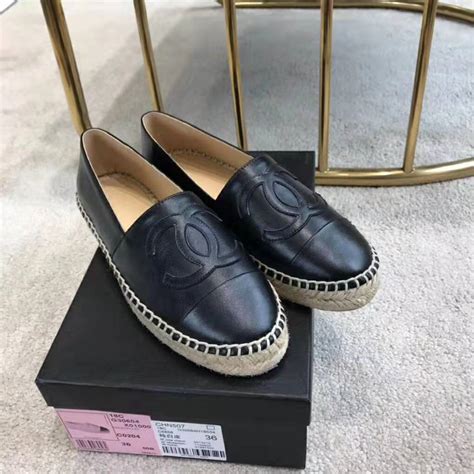 chanel black lambskin espadrilles|chanel espadrilles selfridges.